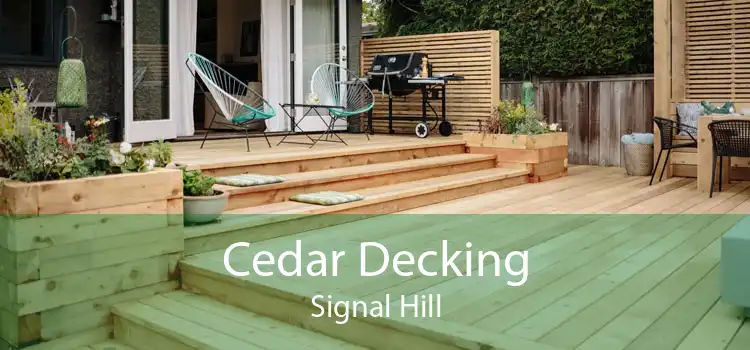 Cedar Decking Signal Hill