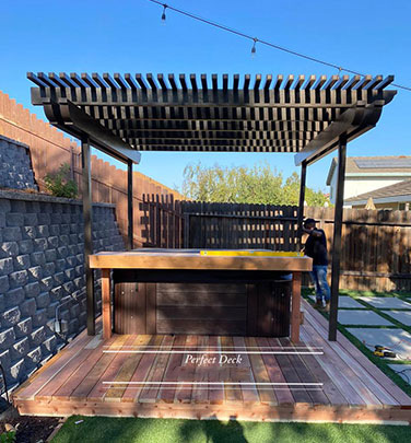 Cedar Decking in Signal Hill, CA