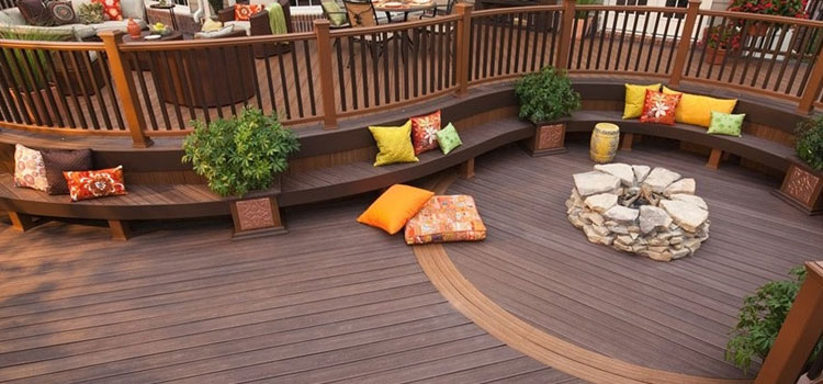 Gray TREX Decking in Signal Hill, CA