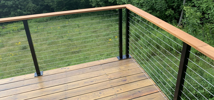 Installing Deck Cable Railing in Signal Hill, CA